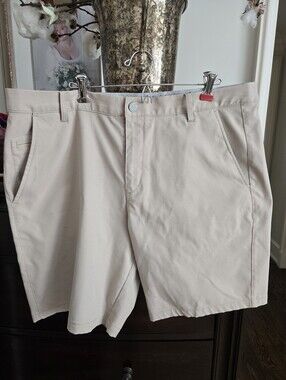 Puma Golf Shorts, 5 Pocket, 38 X 8, Tan